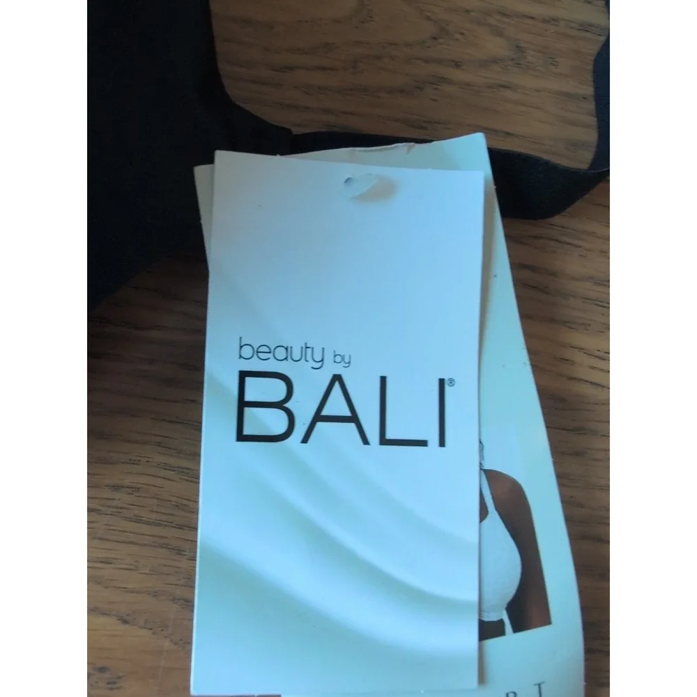 Bali Soft Comfort T Shirt Bra Underwire‎ B202 Black 40DD NWT